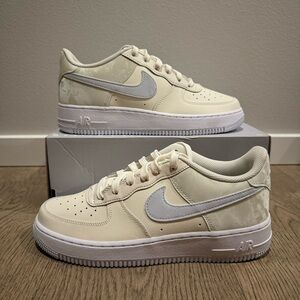 Nike Air Force 1 White Cream Blue
